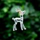 Multicolor Deer Christmas Tree Decoration Ornaments Set of 6 Pcs